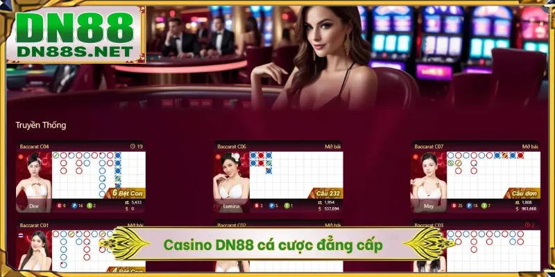 Casino DN88 cá cược đẳng cấp