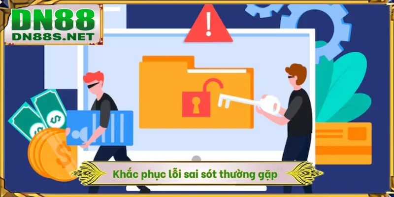 Khắc phục lỗi sai sót thường gặp