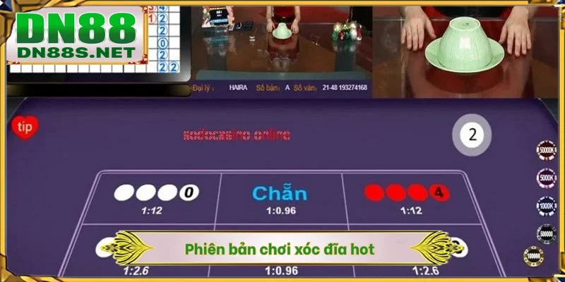 Phiên bản chơi xóc đĩa hot