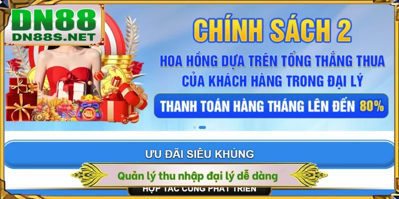 Quản lý thu nhập đại lý dễ dàng