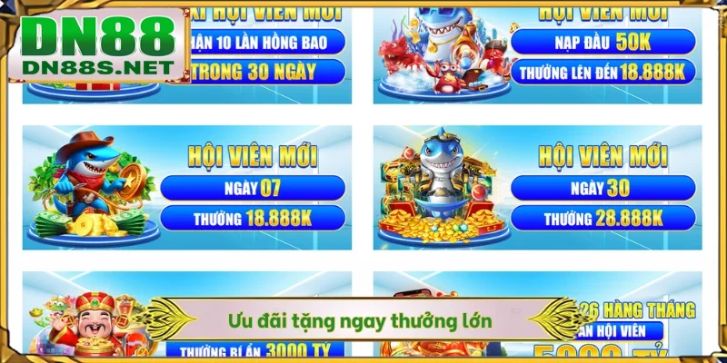 Ưu đãi tặng ngay thưởng lớn