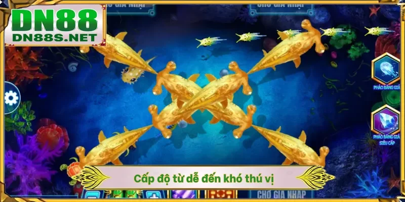 Cấp độ từ dễ đến khó thú vị